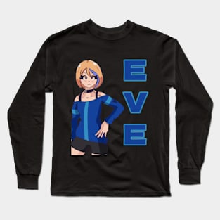 Eve Kalder graphic tee and sticker Long Sleeve T-Shirt